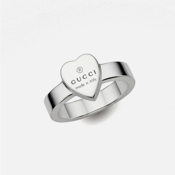 Gucci Jewelry - 🆕🔥🥰gucci - Trademark ring with heart pendant💍